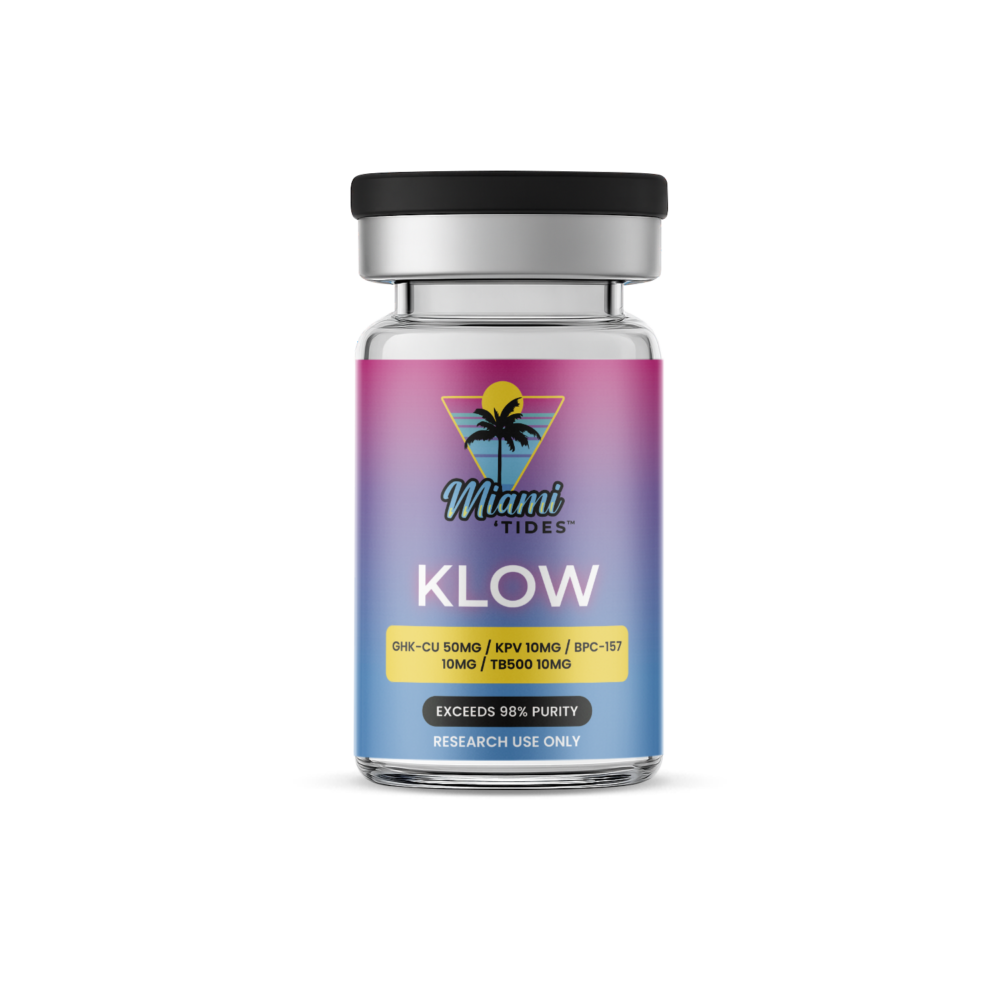 KLOW - GHK-Cu (50mg) / KPV (10mg) / BPC-157 (10mg) / TB500 (10mg)